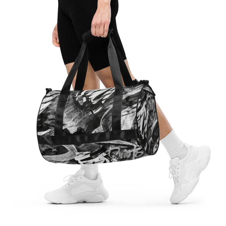 Black and White Graffiti Bag