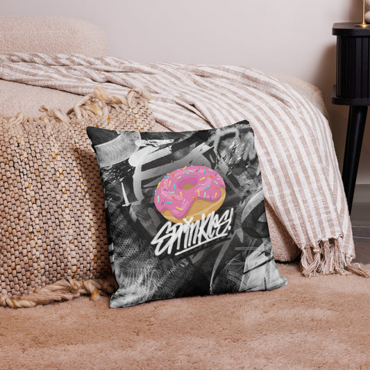 Donut Hate Pink Sprinkles | Premium Pillow