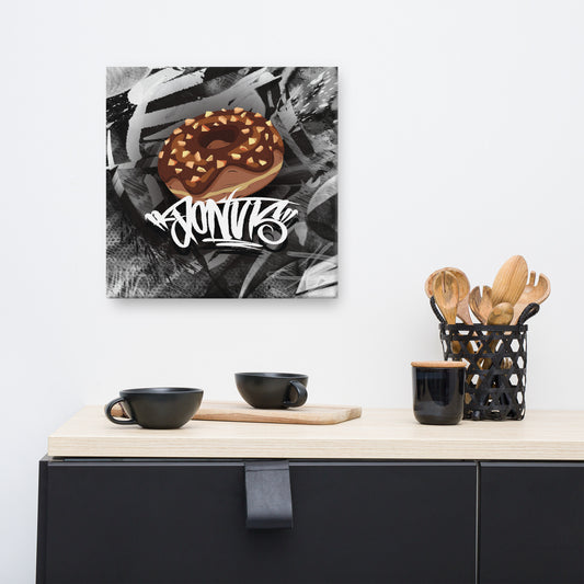 Chocolate Donut | Open Edition Canvas