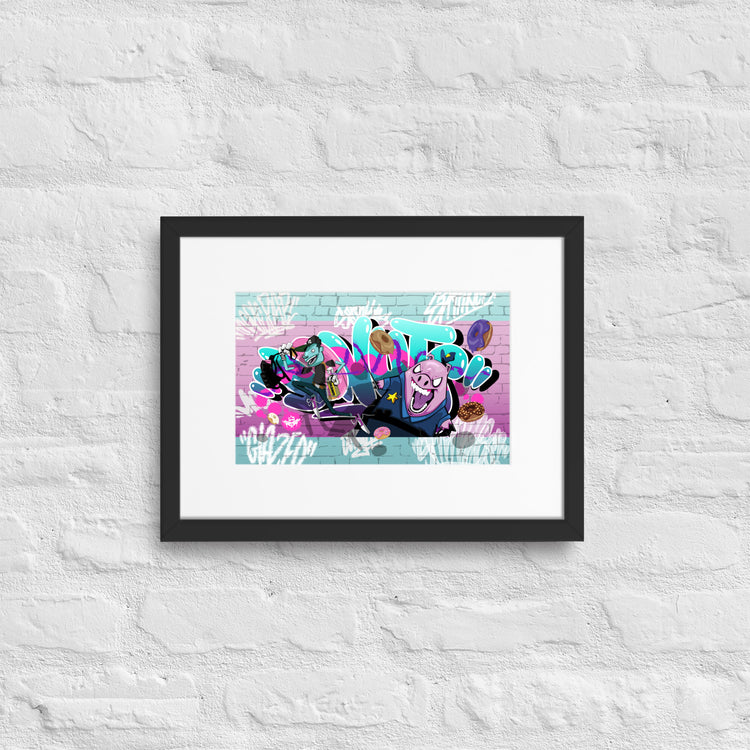 'Donut Hate' Pink | Open Edition Matted Print