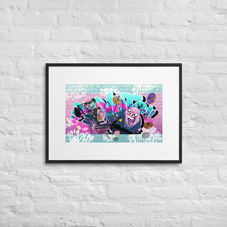 'Donut Hate' Pink | Open Edition Matted Print