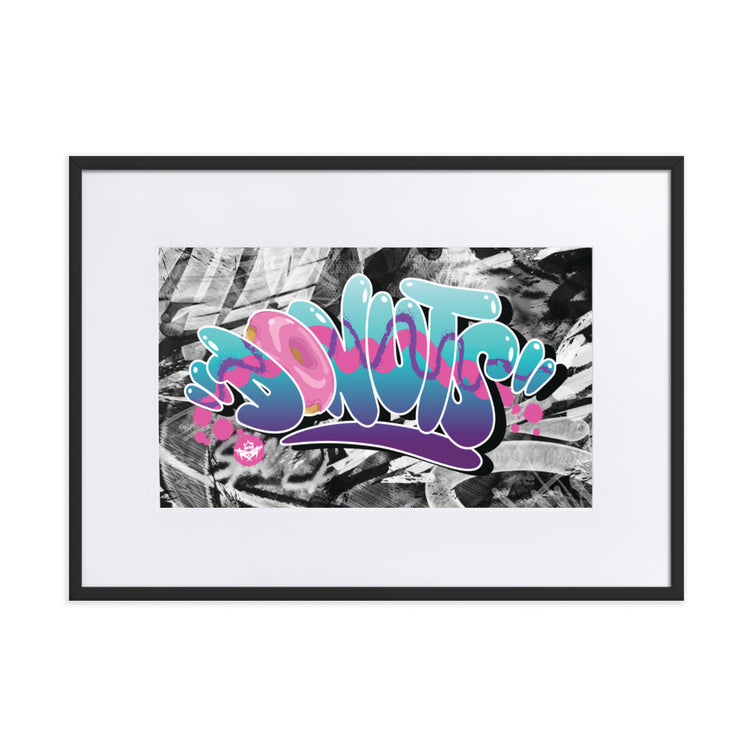 Donut Graffiti | Open Edition Matted Print