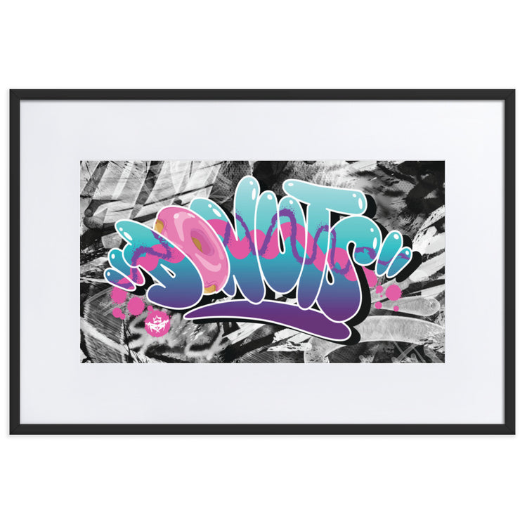 Donut Graffiti | Open Edition Matted Print